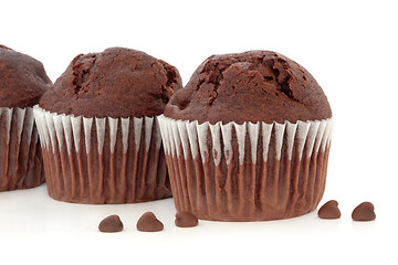 Image showing Chocolate Chip Muffins