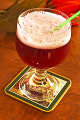 Image showing famous mixed beer named Berliner Weisse