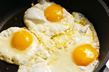 Image showing fried eggs