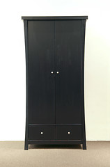 Image showing Black wardrobe