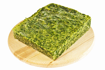 Image showing frozen spinach