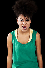 Image showing Angry woman