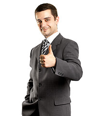 Image showing Business Man Shows Well Done