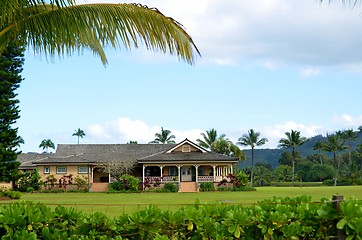 Image showing Picturesque upmarket private house