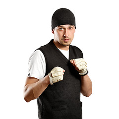 Image showing Man In Boxing Position