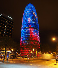 Image showing The Agbar Tower, Barcelona, Spain april 2012