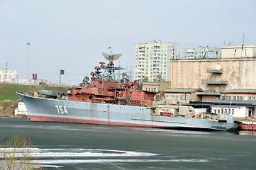 Image showing Military ship