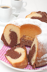 Image showing Marble Cake