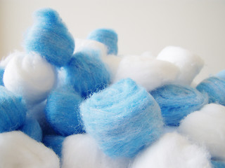 Image showing Cotton wool balls