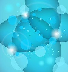 Image showing abstract background with transparent circles