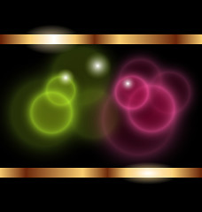 Image showing abstract background with transparent circles