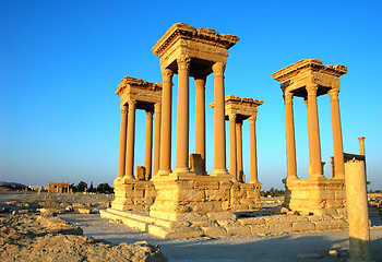 Image showing Relics of Palmyra in Syria