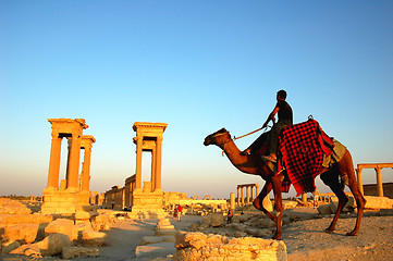 Image showing Relics of Palmyra in Syria