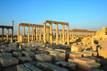 Image showing Relics of Palmyra in Syria