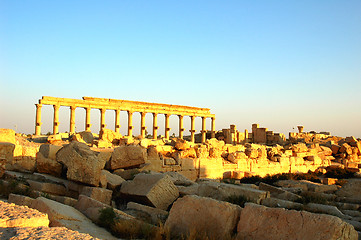 Image showing Relics of Palmyra in Syria