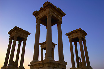 Image showing Relics of Palmyra in Syria