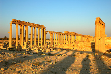 Image showing Relics of Palmyra in Syria