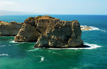 Image showing Pigeon Rocks,Beirut Lebanon