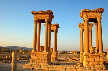 Image showing Relics of Palmyra in Syria