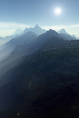 Image showing fantasy mountain