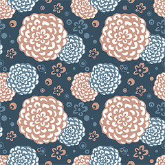 Image showing Bright Floral seamless pattern