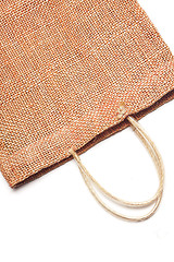 Image showing Wicker bamboo handbag 