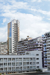 Image showing downtown city and old building 