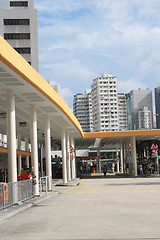 Image showing bus terminal in Hong Kong. 