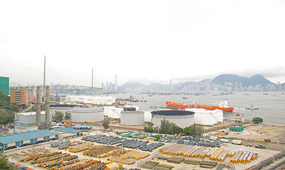 Image showing cabel wheel and gas container