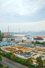 Image showing cabel wheel and gas container