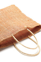 Image showing Wicker bamboo handbag 