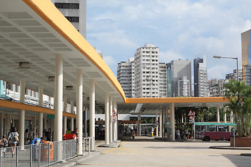 Image showing bus terminal in Hong Kong. 