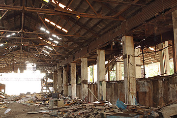 Image showing Abandoned Industrial Furnace 