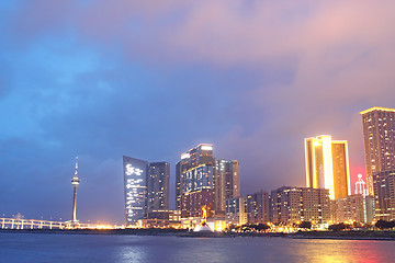 Image showing Macau at night 