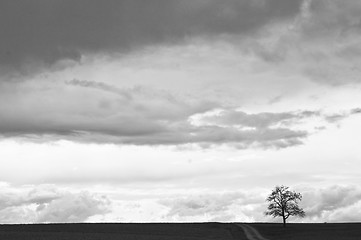 Image showing sky with dark clouds