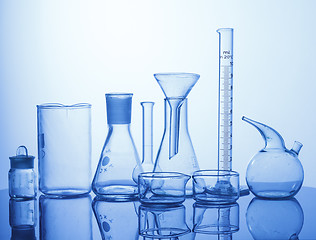 Image showing Lab assorted glassware equipment