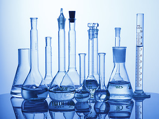 Image showing Lab assorted glassware equipment