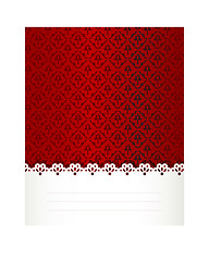 Image showing Decorative card pattern