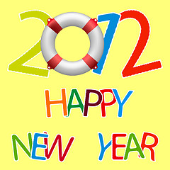 Image showing happy new year 2012