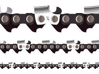 Image showing chain saw seamless