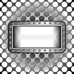 Image showing metallic design abstract