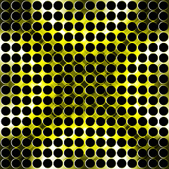 Image showing abstract metallic circles