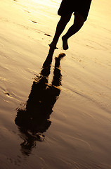 Image showing Sunset Jogger