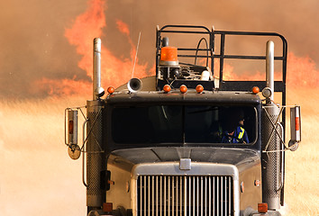 Image showing Fire water truck