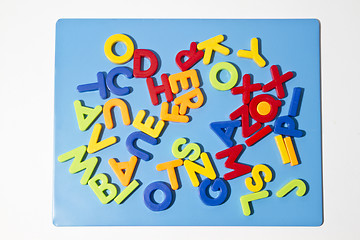 Image showing Letter magnets