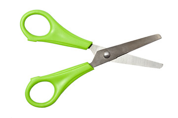 Image showing Green scissors