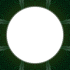 Image showing circle template for design