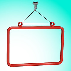 Image showing frame hanged