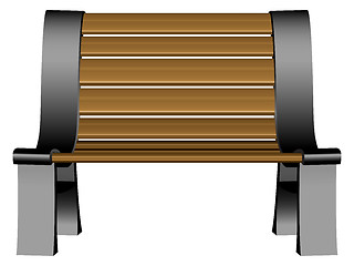 Image showing 3d bench