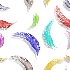 Image showing feathers seamless texture